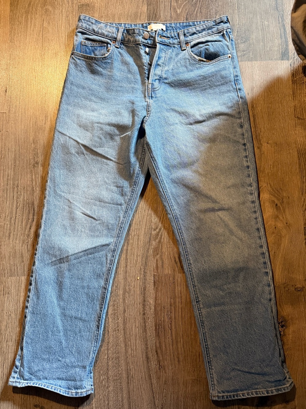 H&M Light Blue Straight Jeans